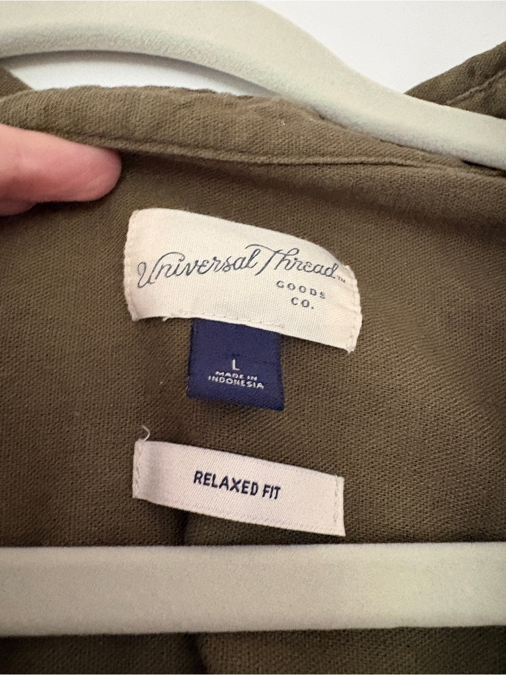 Universal Thread Olive Button-Down Workshirt - Picture 2 of 4